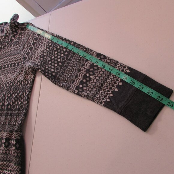 T by Talbots 100% Cotton Cowl Neck Pullover Sweater Lower Side Zip Size Medium - Picture 10 of 13